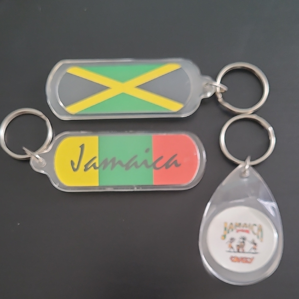 Jamaica Flag Keychain Set